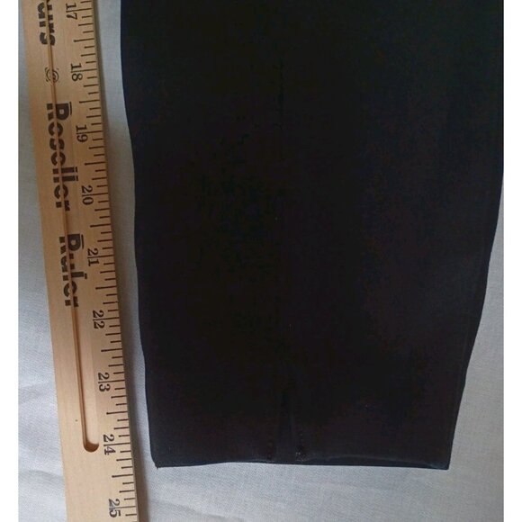 Spanx The Perfect Pant Womens 1X Black Synthetic Blend Notched Cuff Pants $150 - Picture 8 of 8